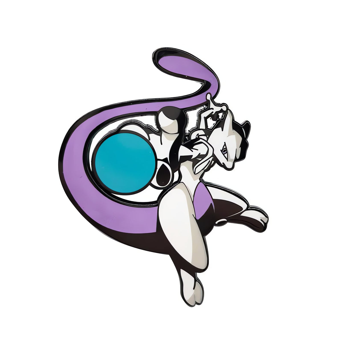 Mewtwo pin badge, 5cm