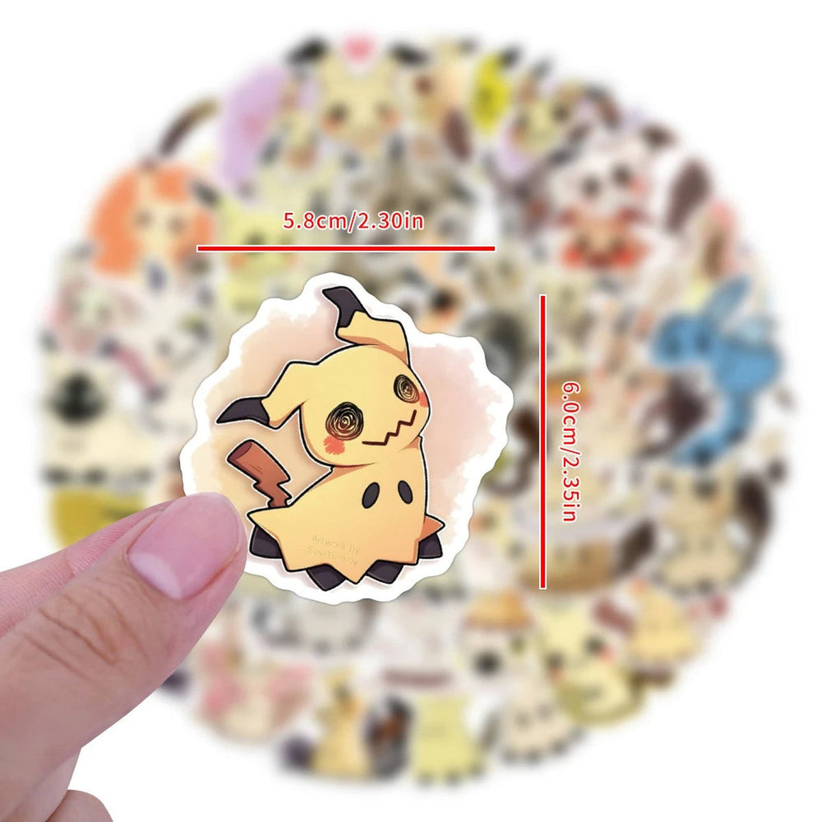 Mimikyu Pokémon stickers – photo 3
