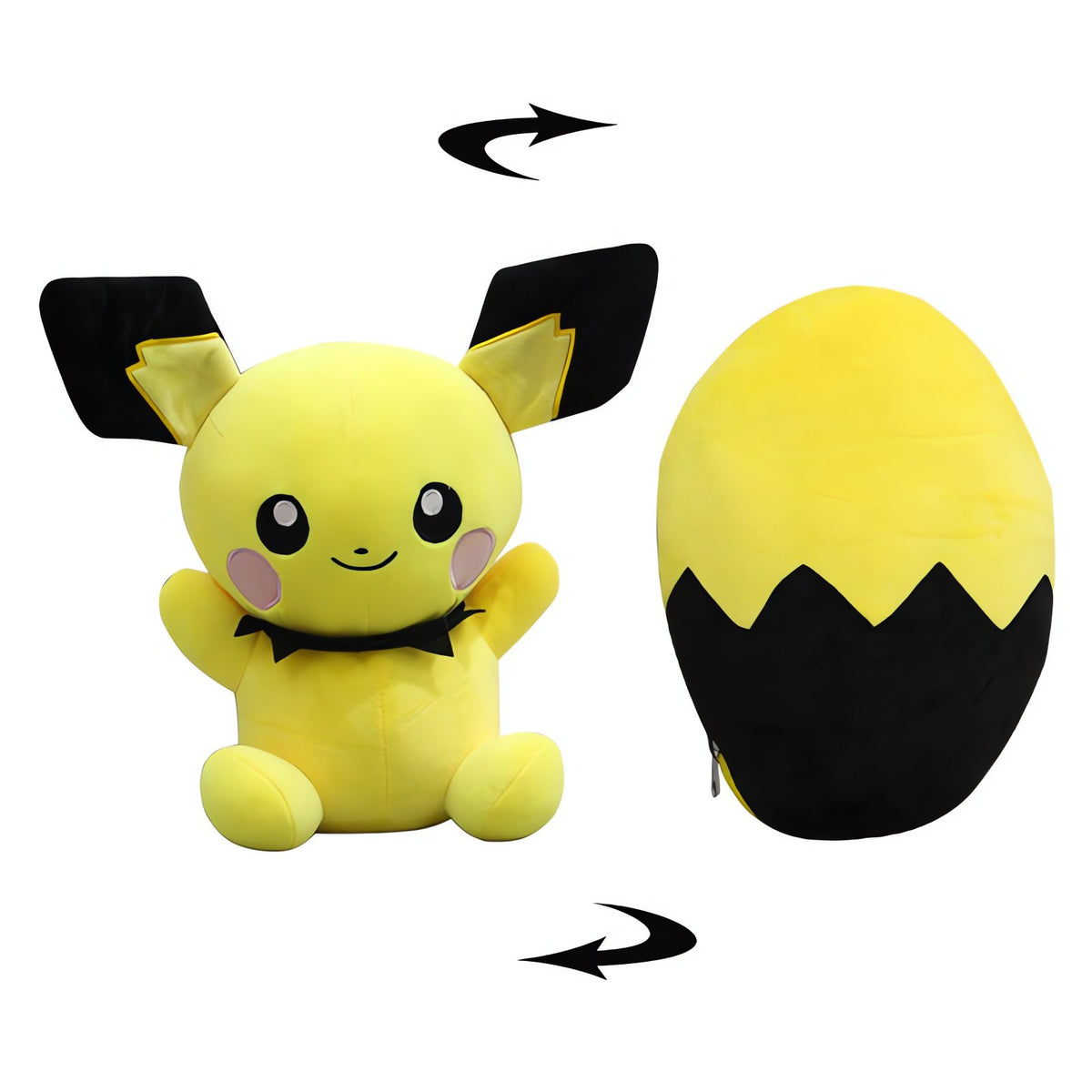 Pichu transforming egg plush toy, 30cm – photo 2