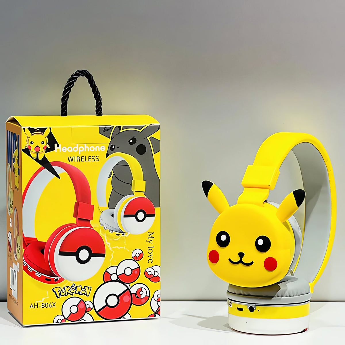 Pikachu 3D Bluetooth headphones for kids – photo 6