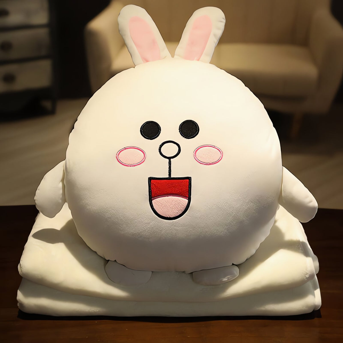 Pikachu 3D plush cushion, 35 x 35cm – Pokémon