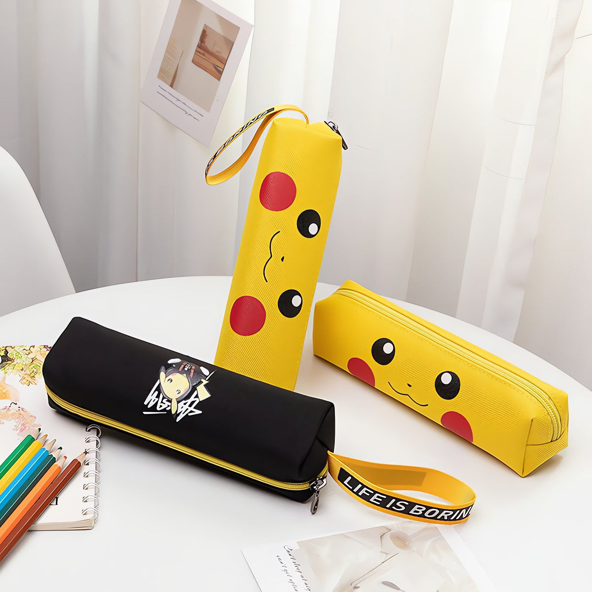 Pikachu canvas pencil case – photo 12