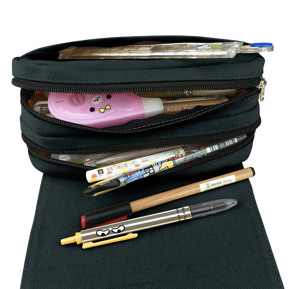Pikachu canvas pencil case with two compartments – photo 6