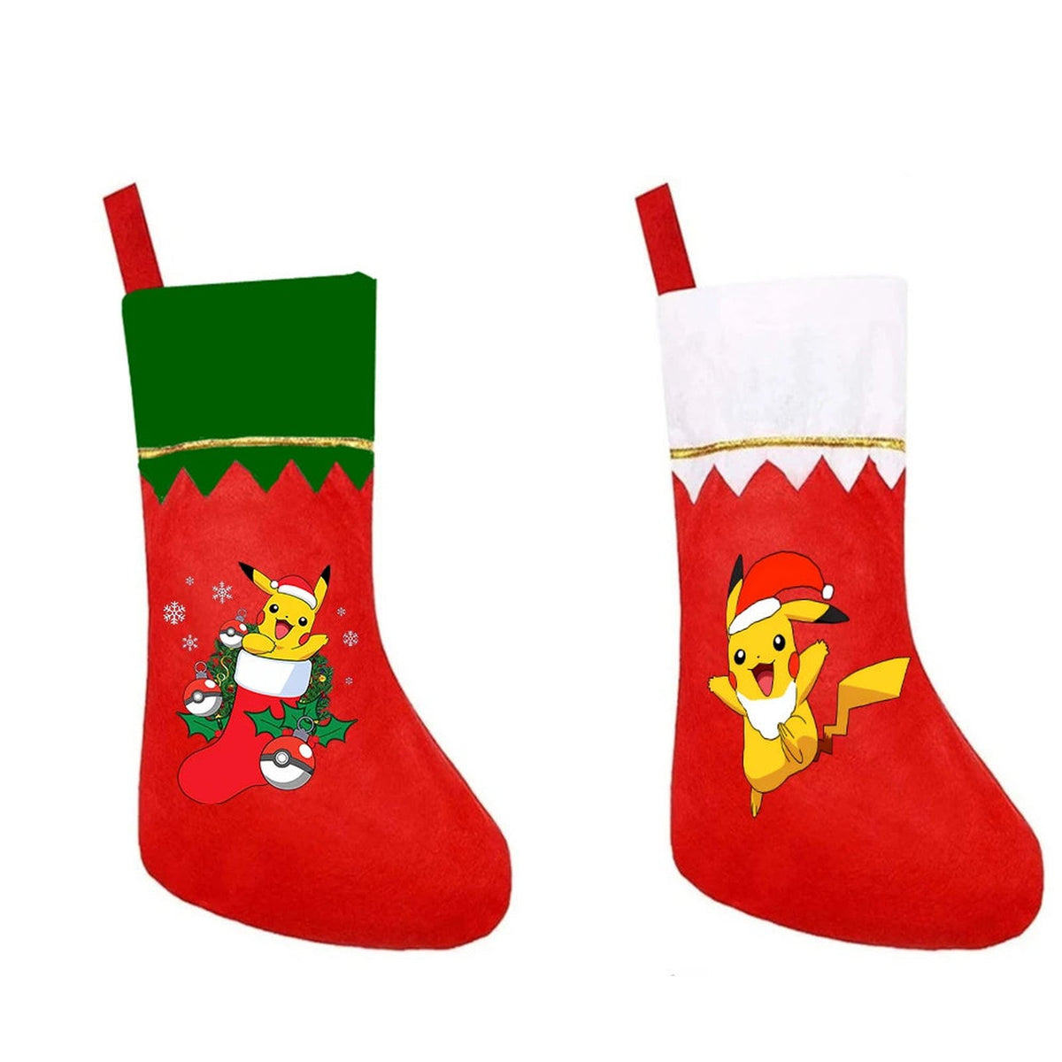 Pikachu Christmas stocking