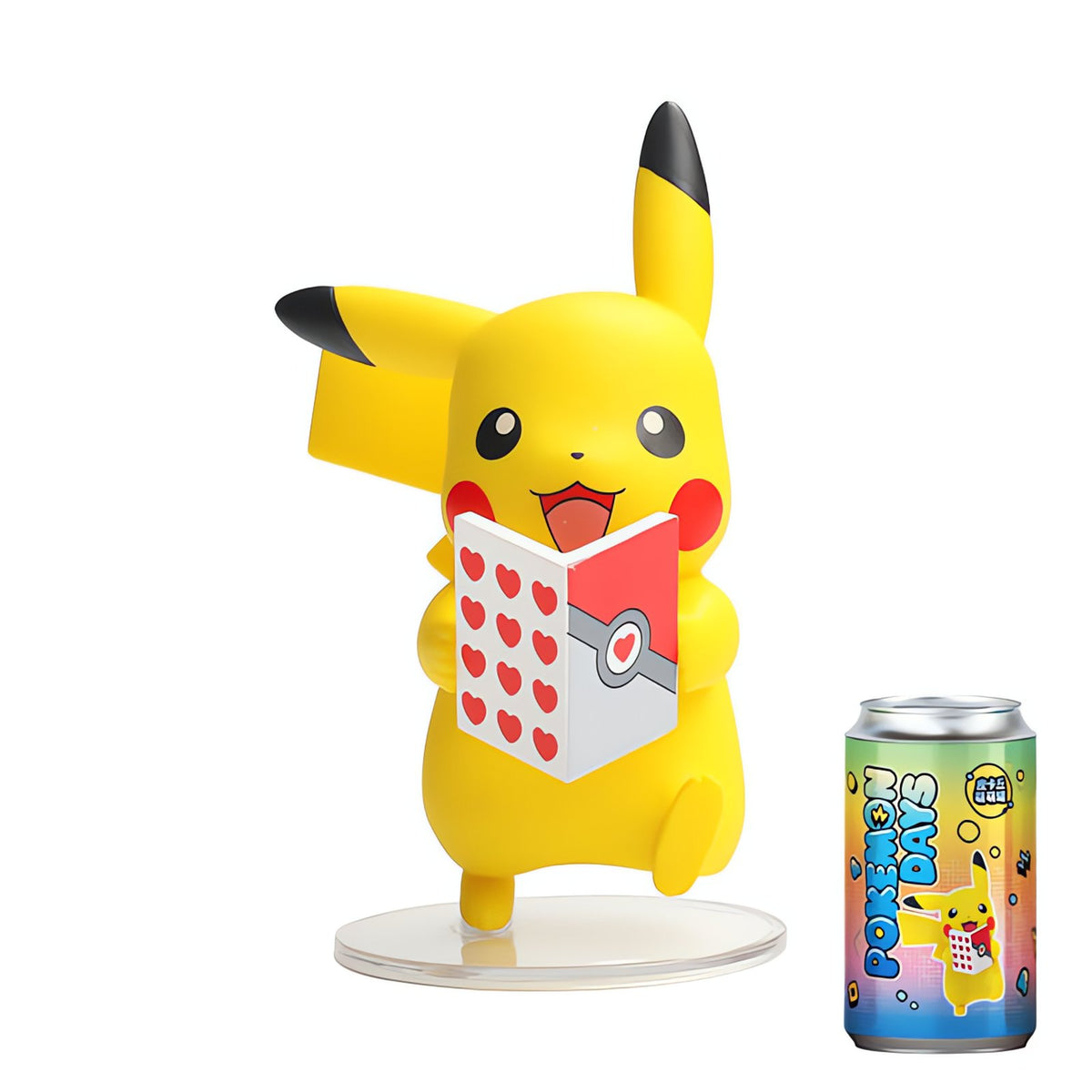 Pikachu collectable figure with decorated tin – Book Pikachu