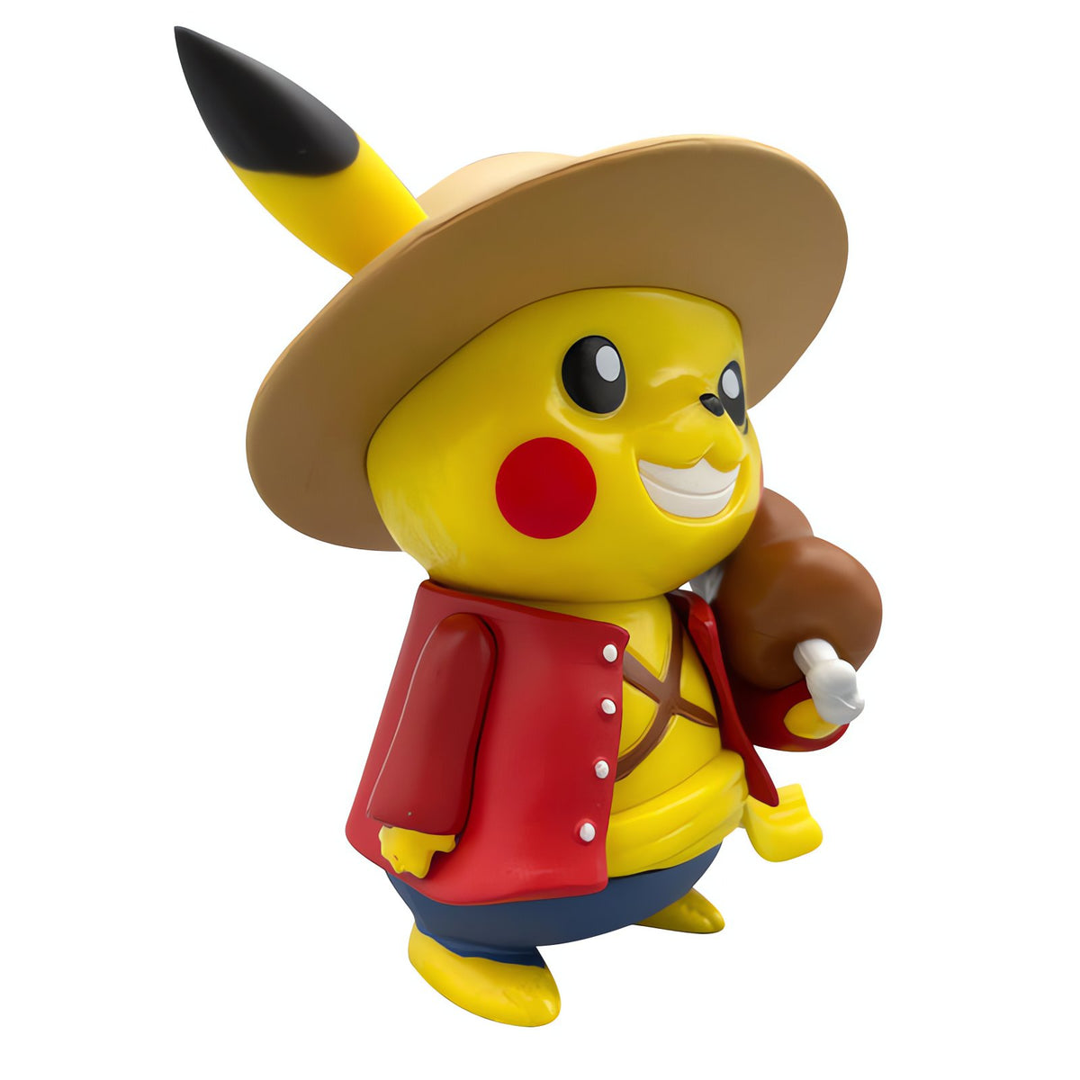Pikachu cosplay figure in a Monkey D. Luffy outfit – photo 5