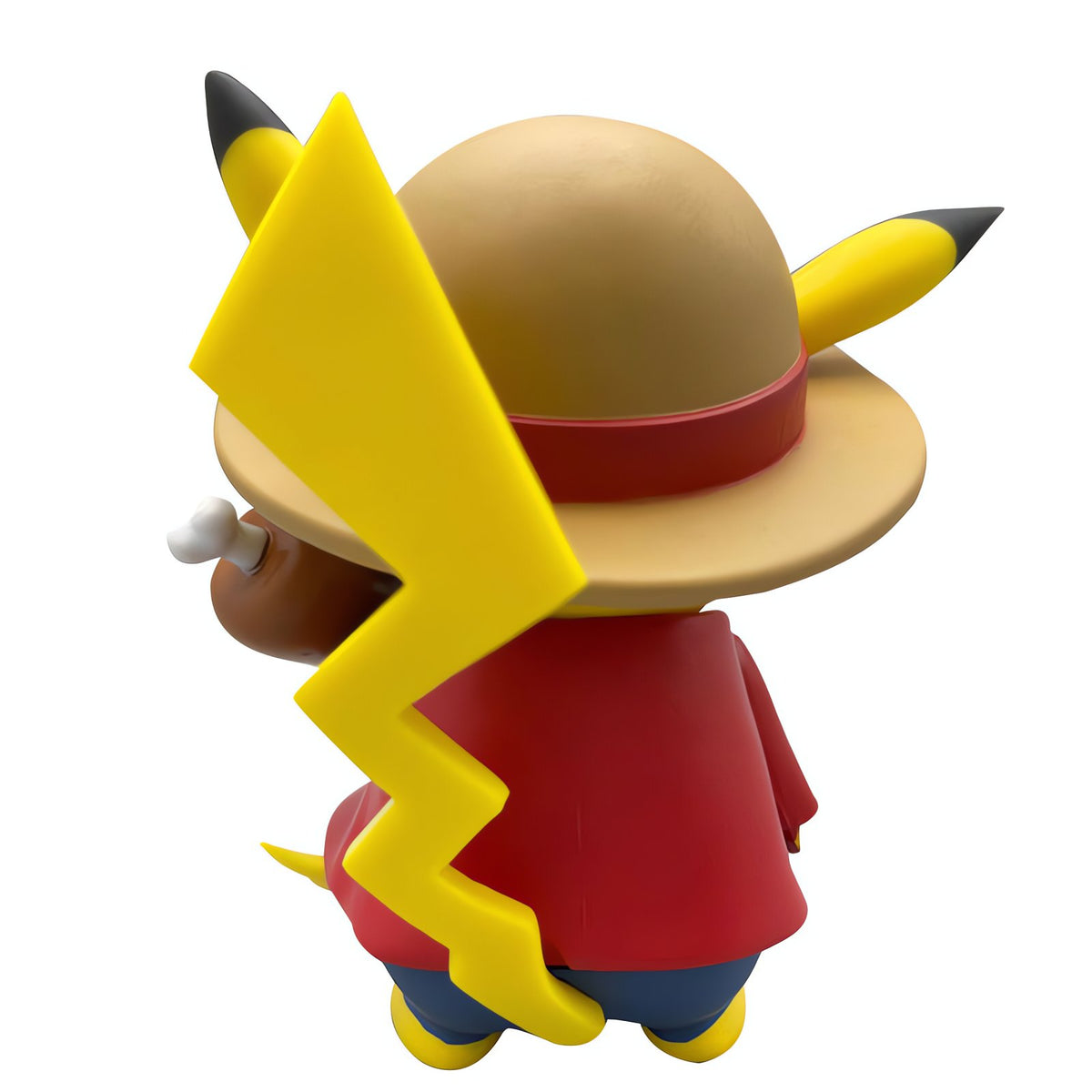 Pikachu cosplay figure in a Monkey D. Luffy outfit – photo 7