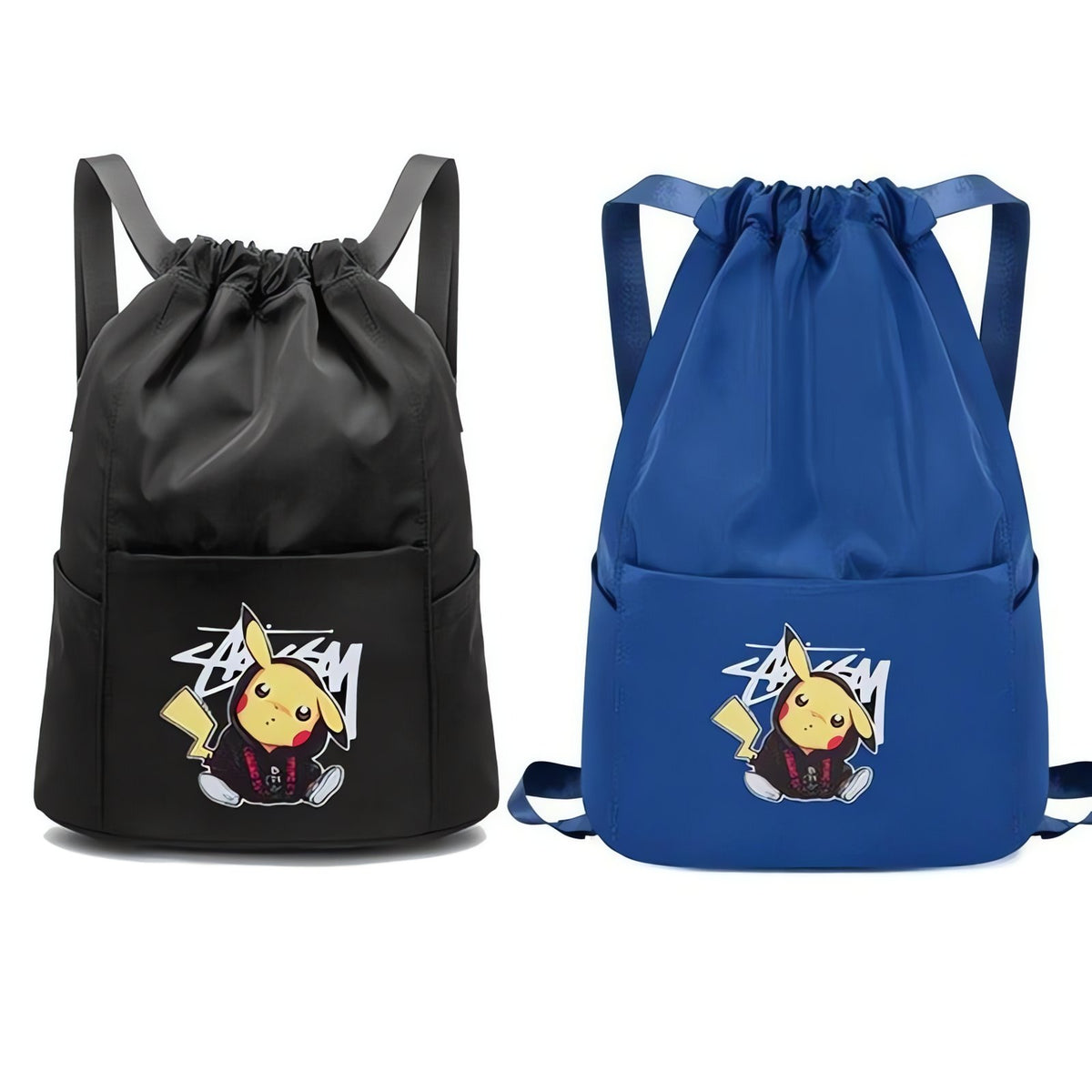 Pikachu drawstring backpack