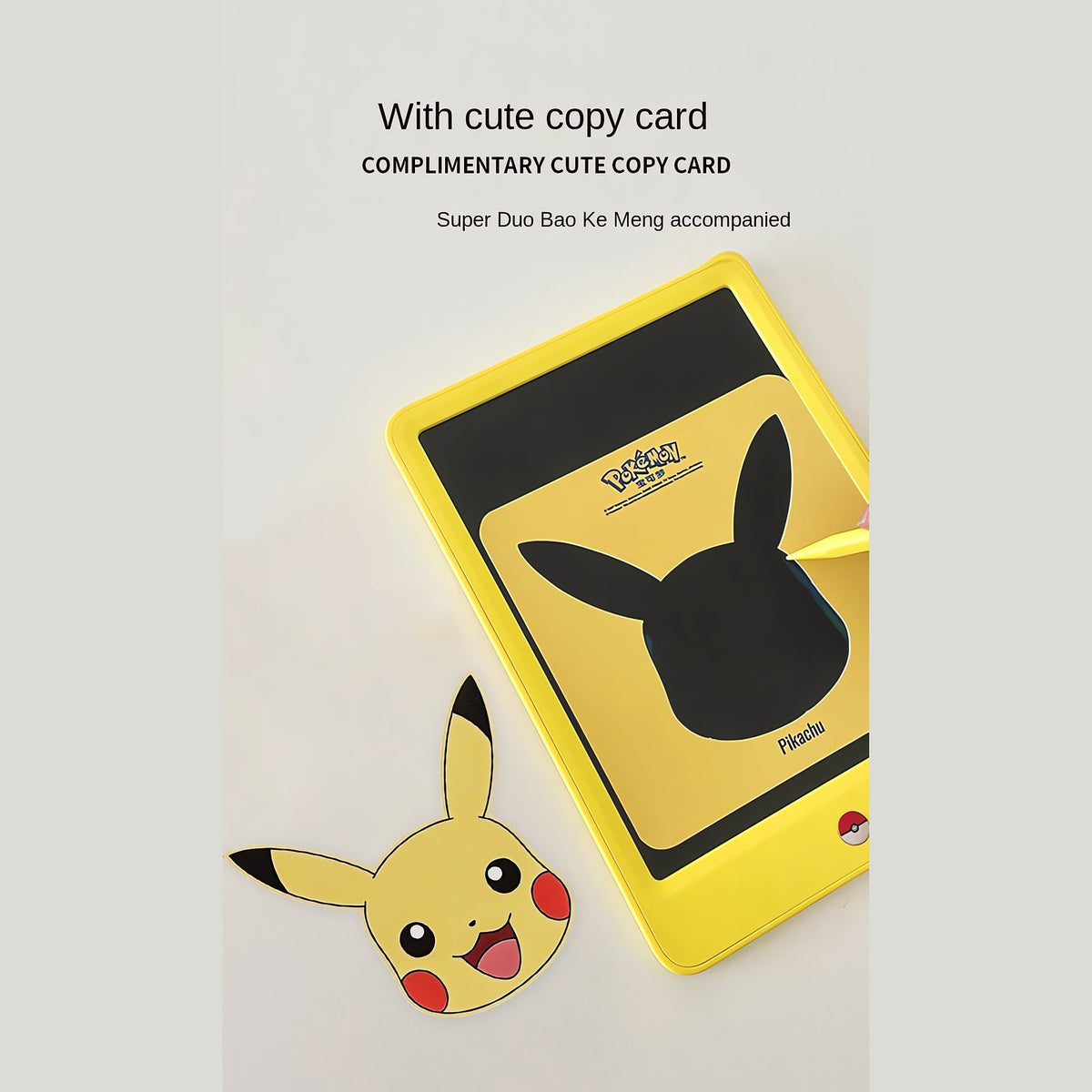 Pikachu electronic drawing tablet with tracing templates – photo 5