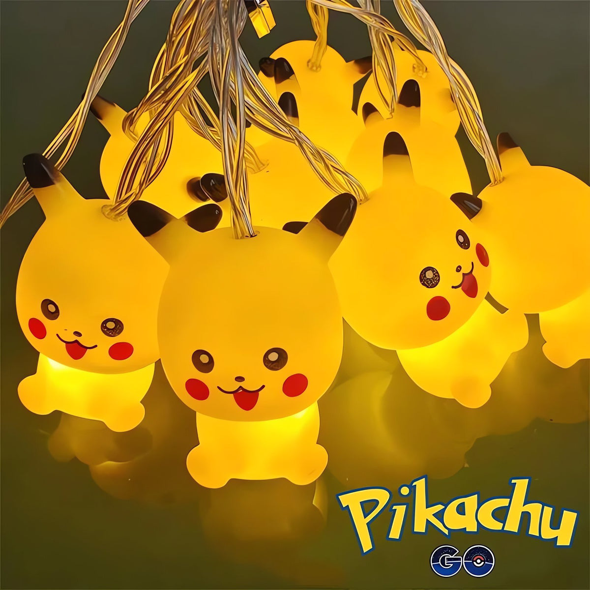 Pikachu fairy lights, 1.5m string – photo 2