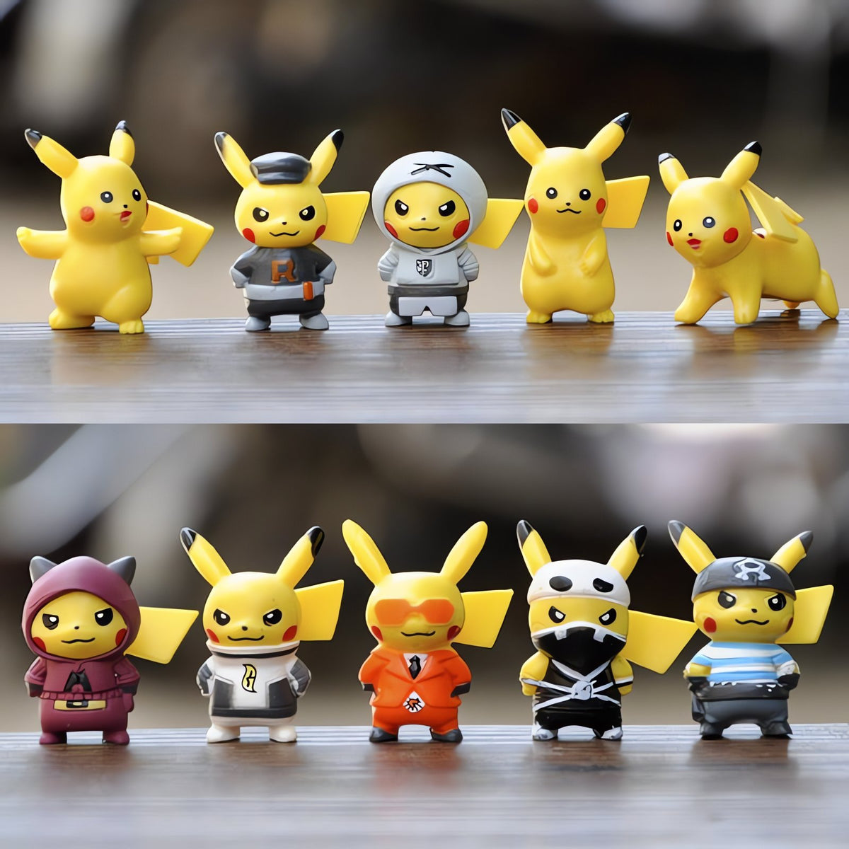 Set of 10 Pikachu mini figures – photo 4