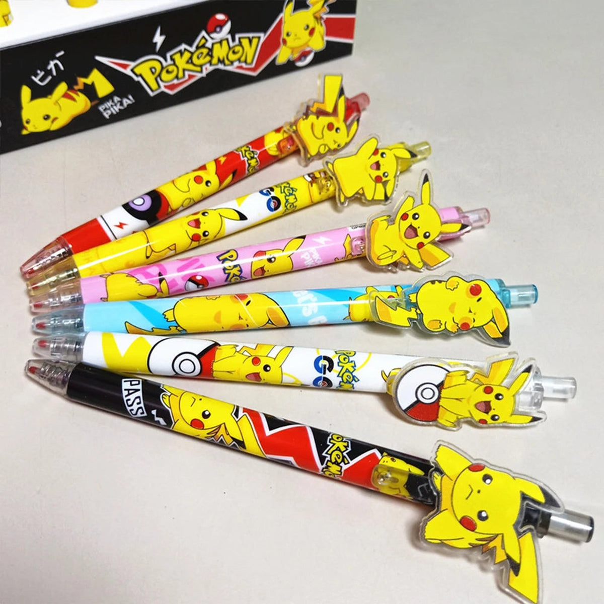 Pikachu gel pens – 6 pens