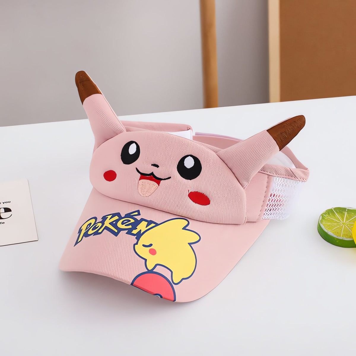 Pikachu kids' sun cap – Pink