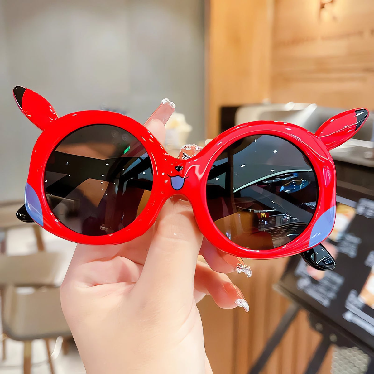 Pikachu sunglasses for kids – Red