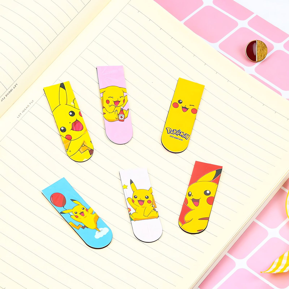 Pikachu magnetic bookmarks – photo 9