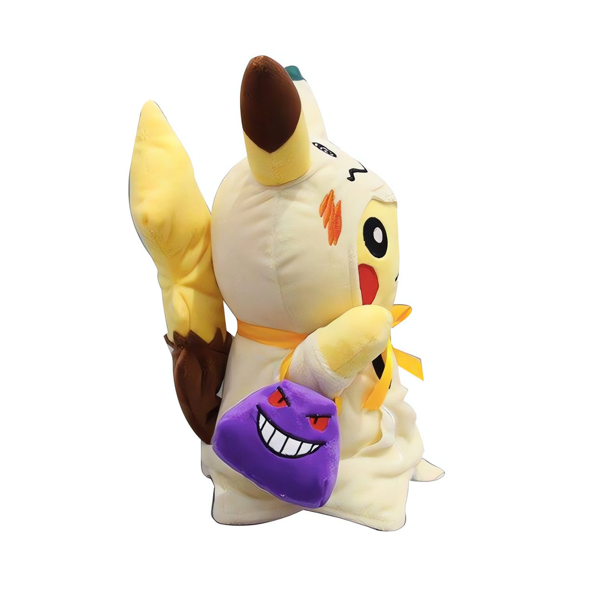Pikachu plush in Mimikyu costume with Gengar bag – photo 7