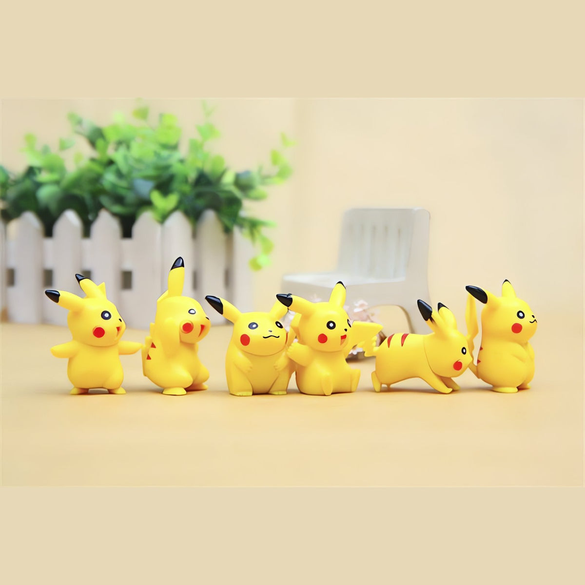Set of six Pikachu mini figures – photo 4