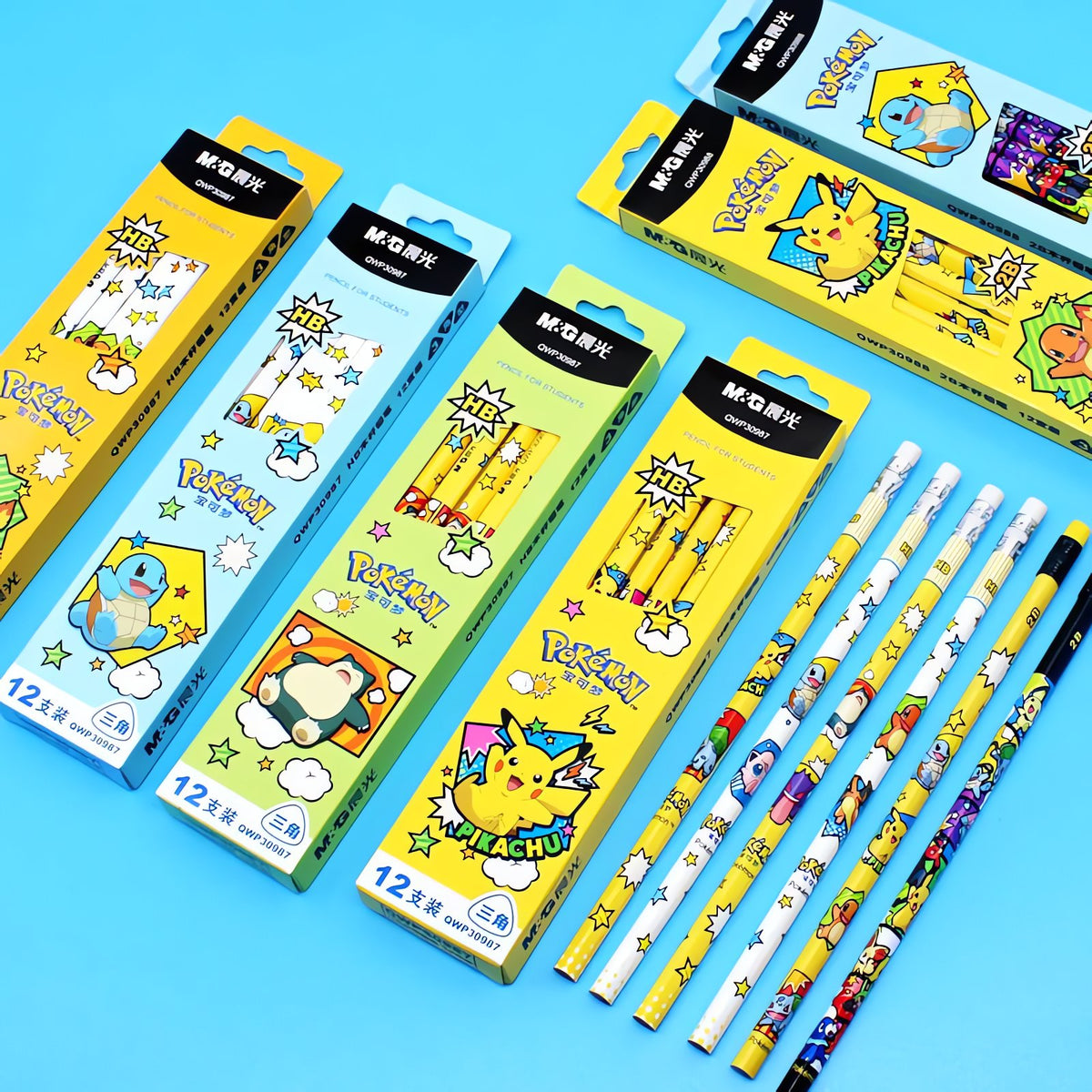 Set of 12 Pikachu pencils – photo 5
