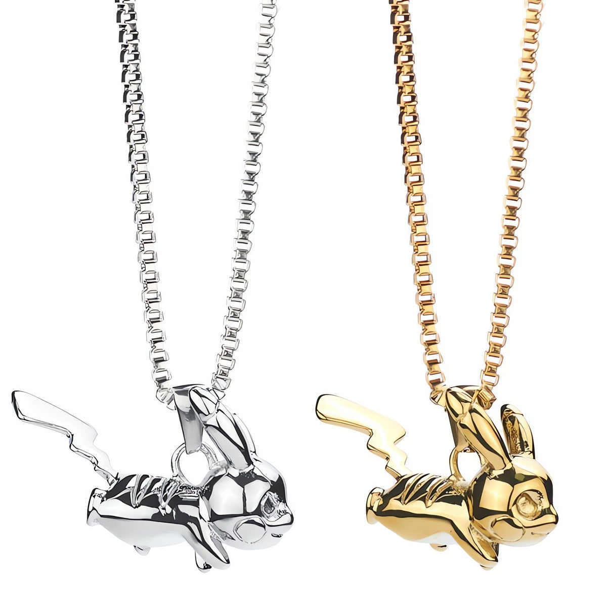 Gold Pikachu pendant necklace – photo 5
