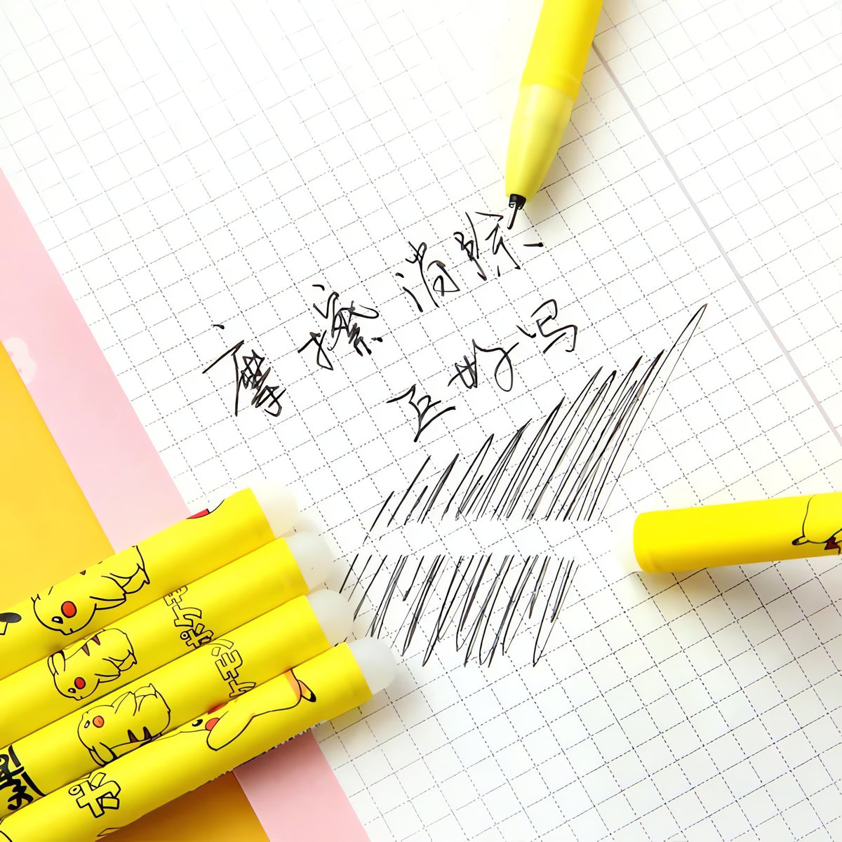 Pack of 12 Pikachu pens, 0.5mm black – photo 6