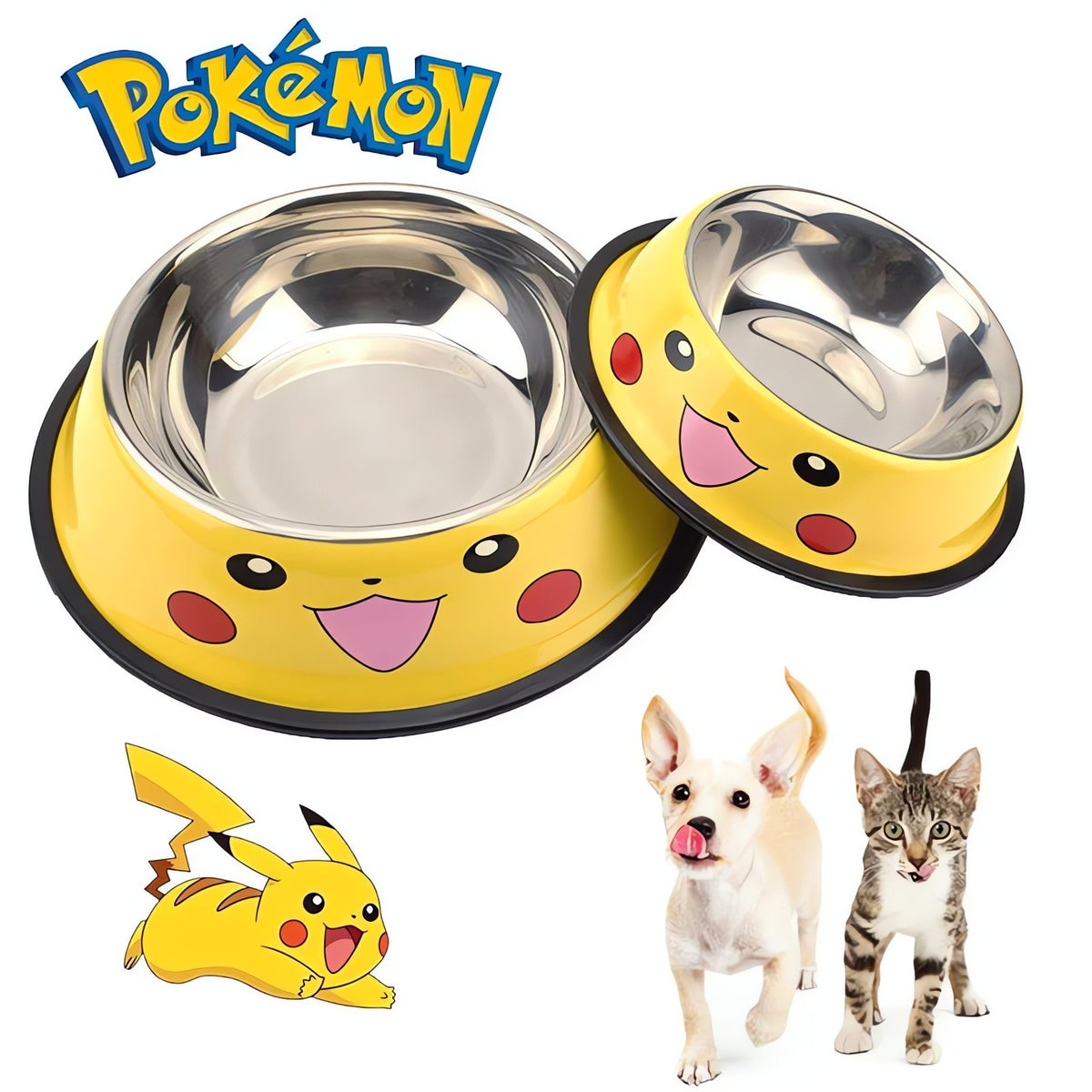Pikachu pet food bowl – photo 2