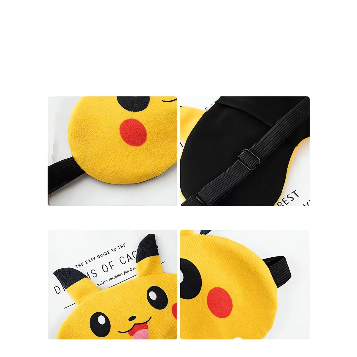 Pikachu plush sleep mask – photo 3