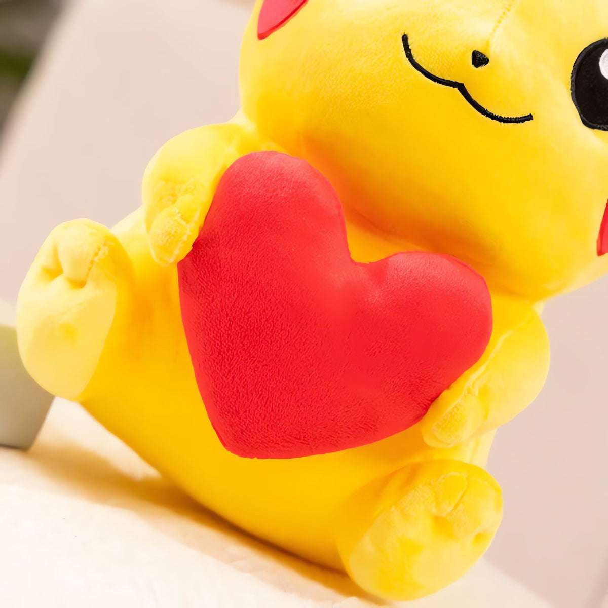 Pikachu plush toy with heart – photo 6