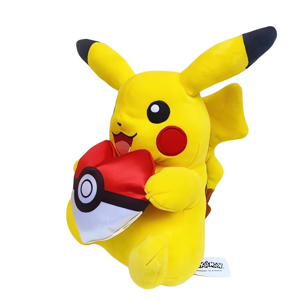 Pikachu plush toy with Poké Ball heart, 23cm – photo 2