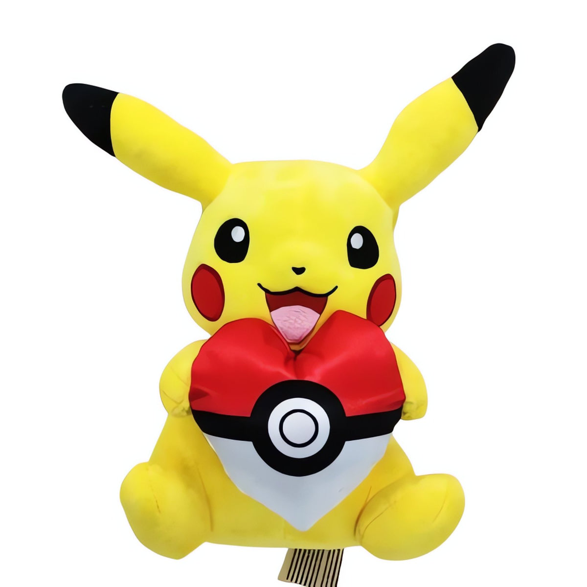 Pikachu plush toy with Poké Ball heart, 23cm – photo 3