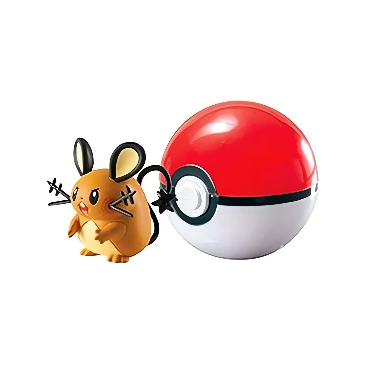 Pikachu figure with Poké Ball and Noibat or Dedenne – photo 3