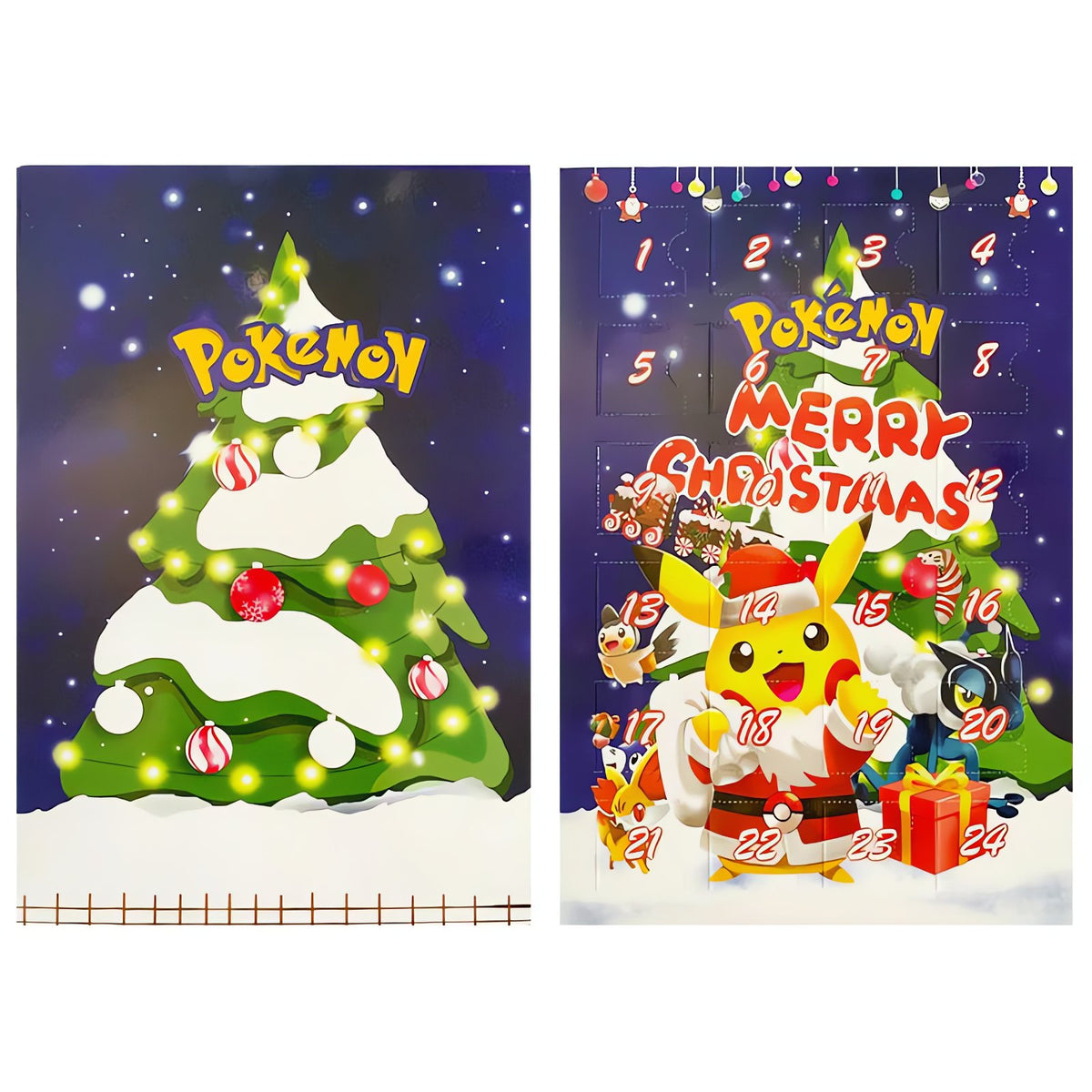 Pikachu Pokémon advent calendar