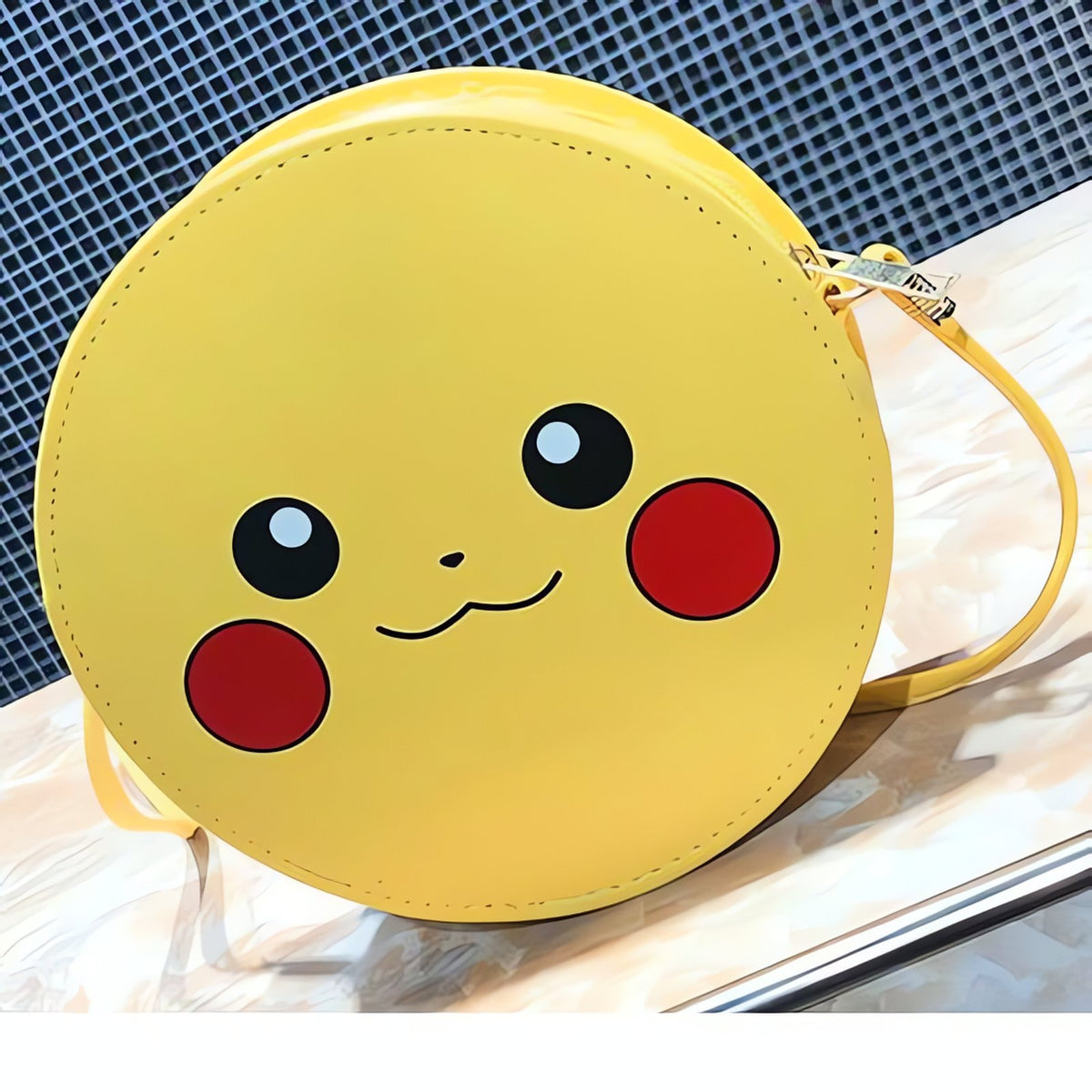 Round Pikachu handbag, approx. 17.5cm wide – 3
