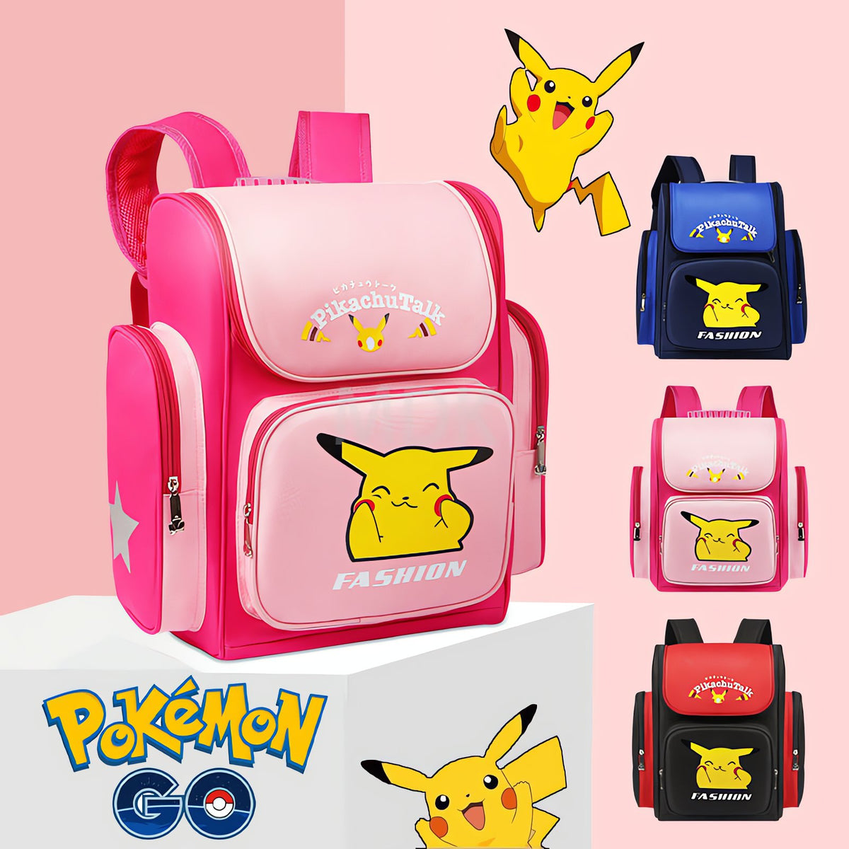 Blue Pikachu school backpack – photo 6
