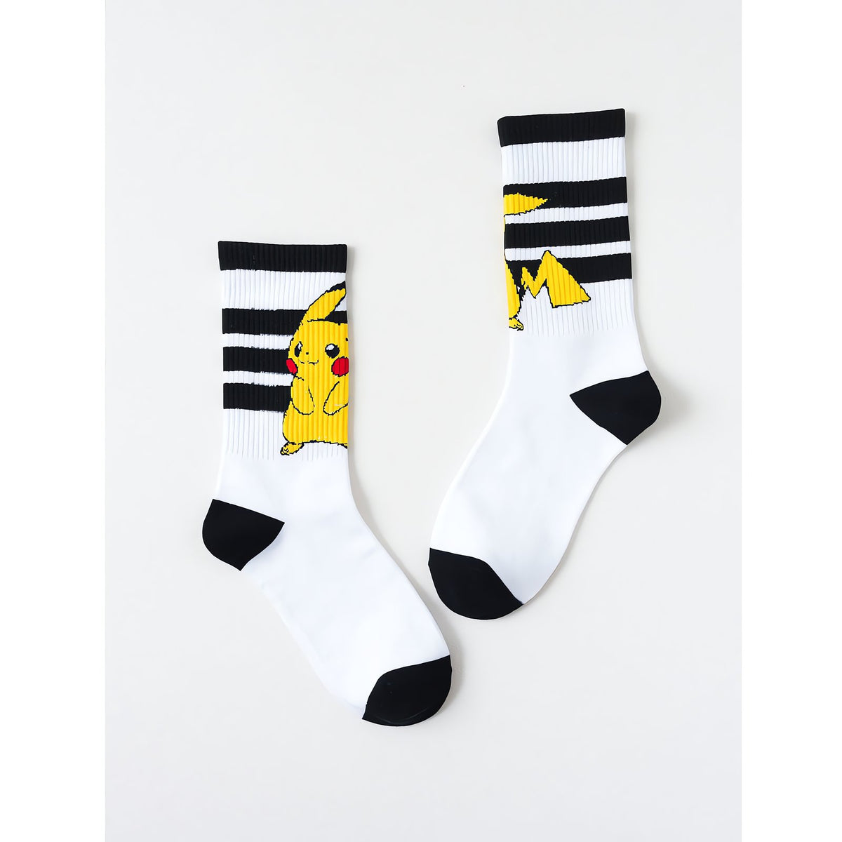 Pikachu print sports socks for adults – photo 13