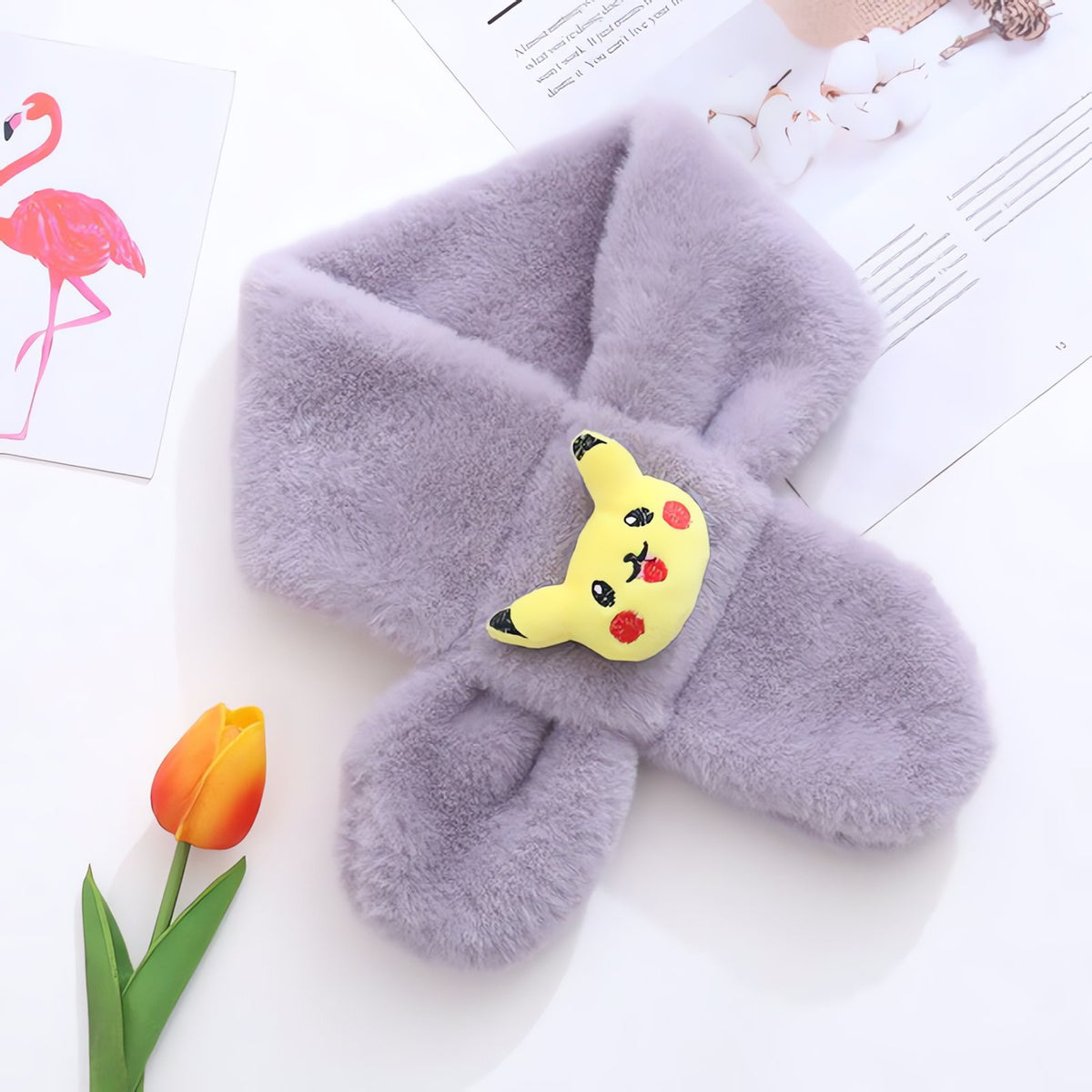 Pikachu toddler fleece scarf – Pikachu 5