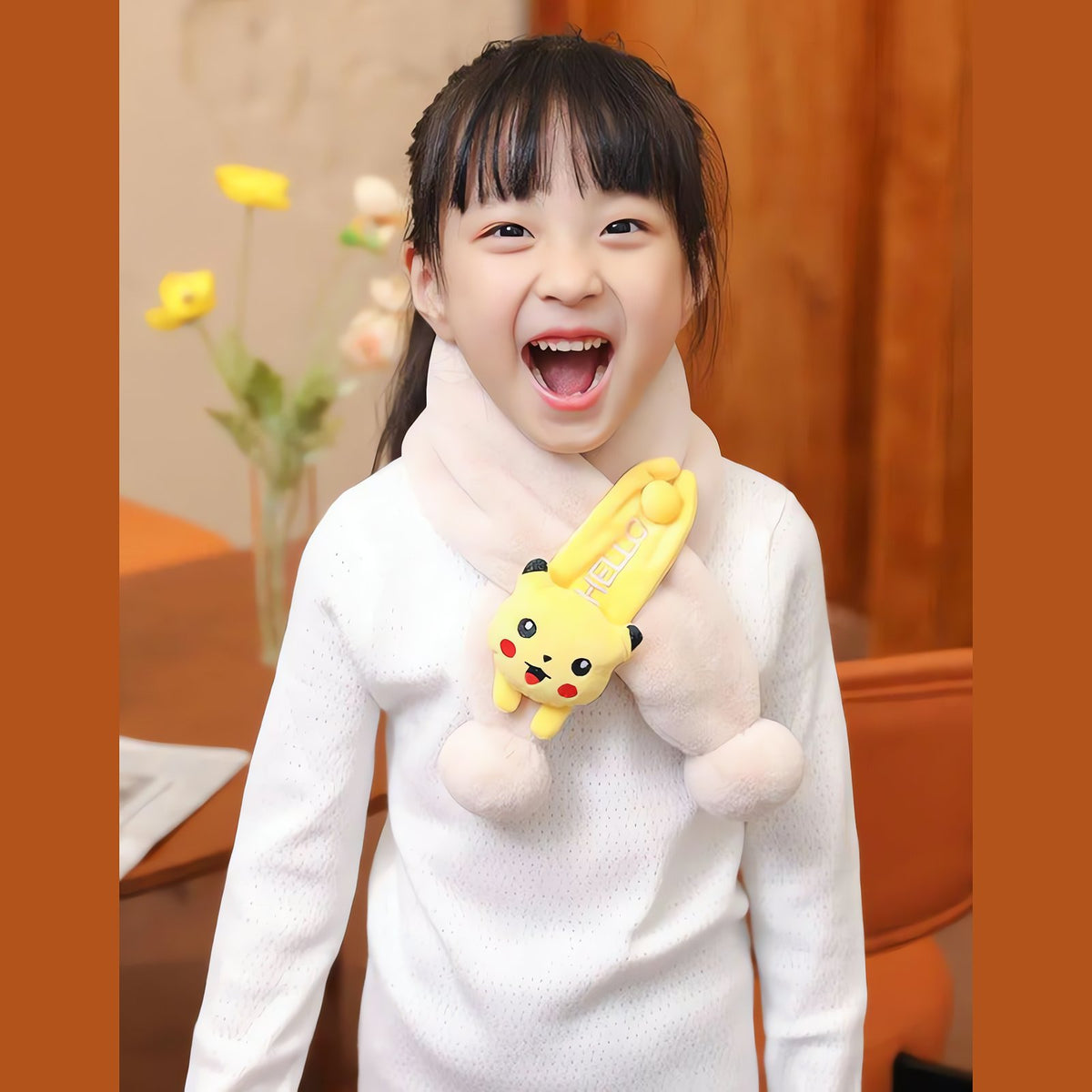 Pikachu toddler fleece scarf – photo 5
