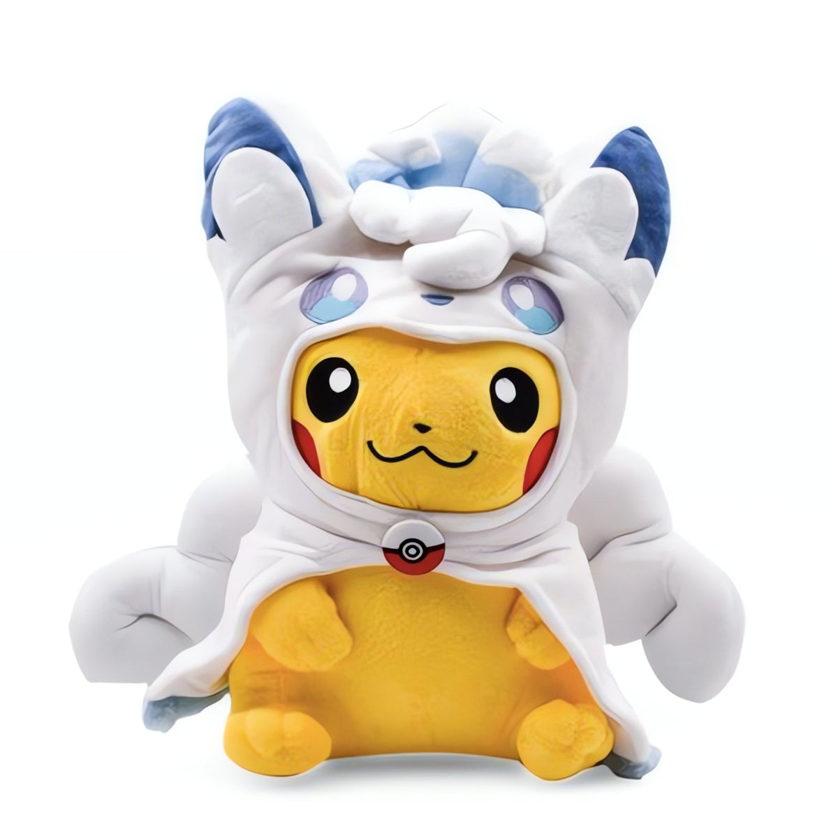 Pikachu plush toy in Vulpix costume, 30cm – Pikachu Ice Vulpix 2