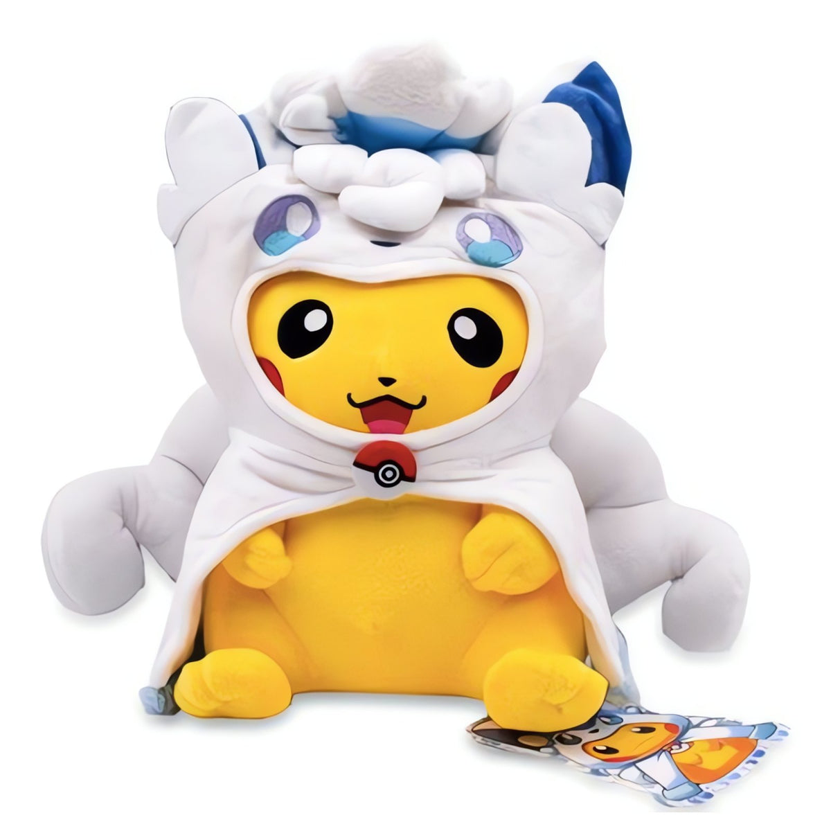 Pikachu plush toy in Vulpix costume, 30cm – Pikachu Ice Vulpix