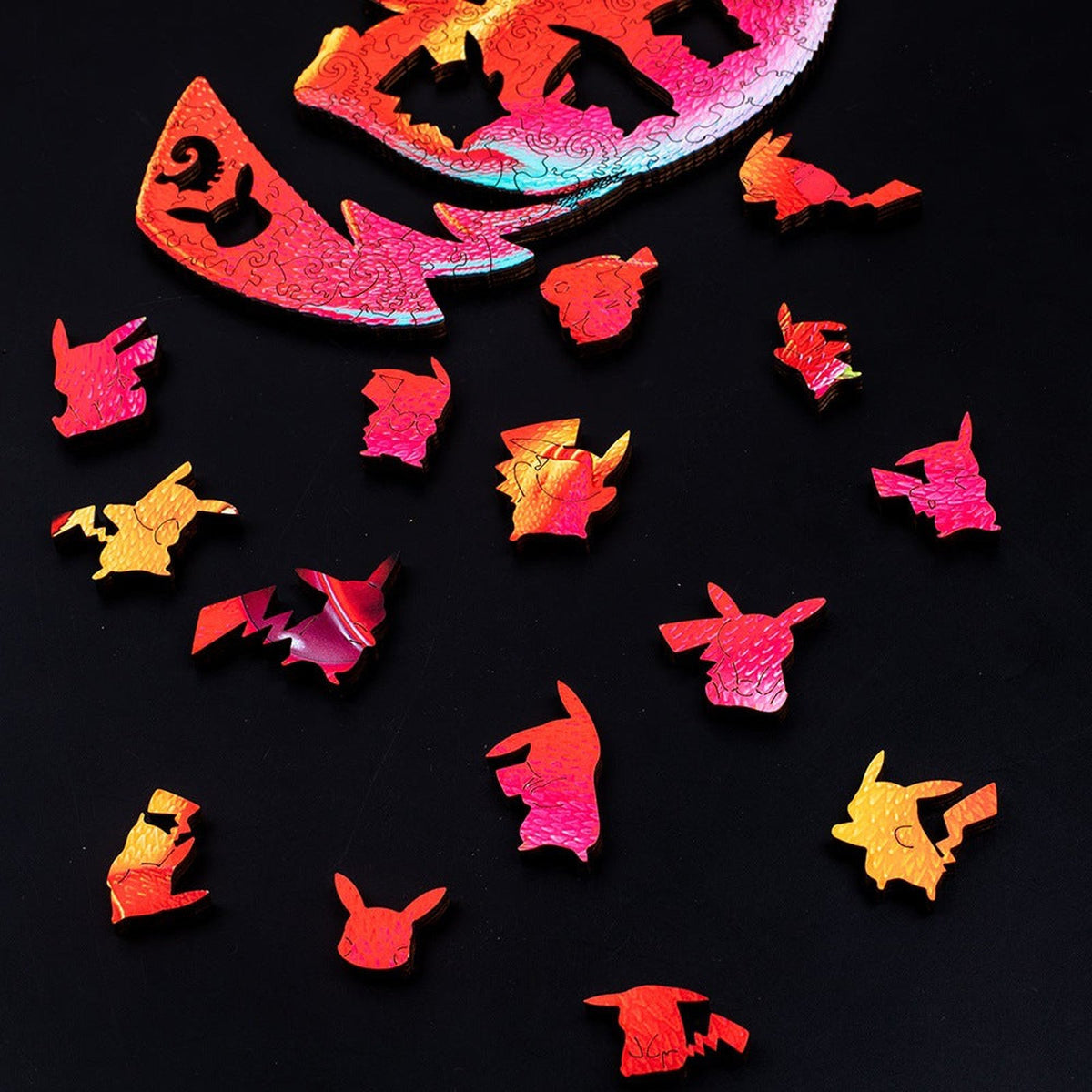 Colourful wooden Pikachu puzzle – photo 3