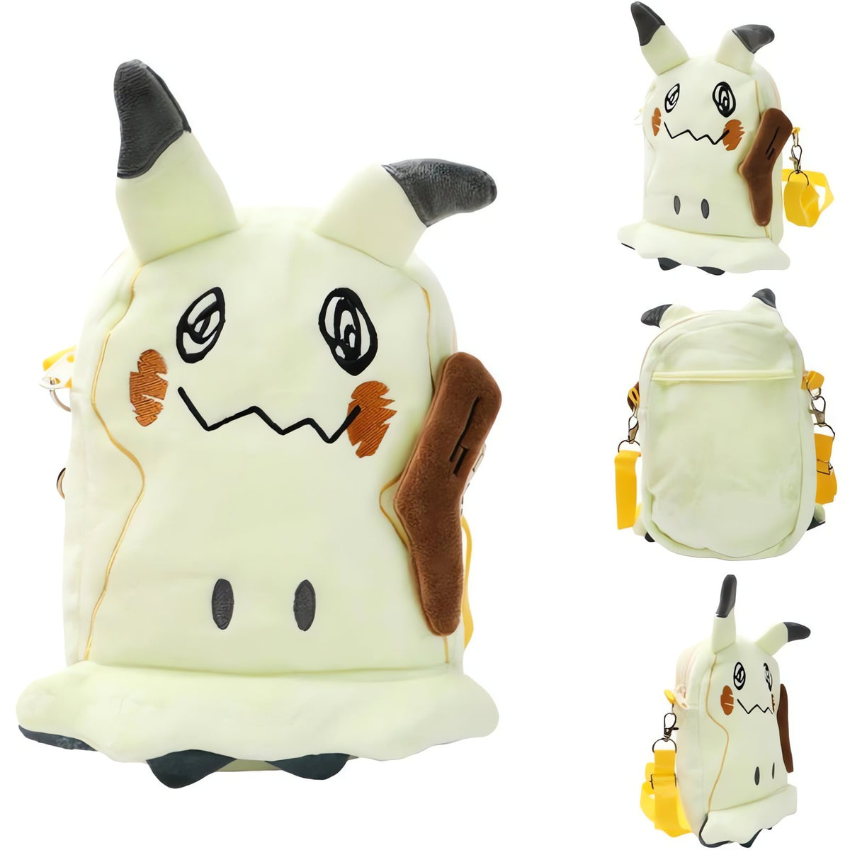 Plush crossbody bag shaped like a Pokémon – Mimikyu