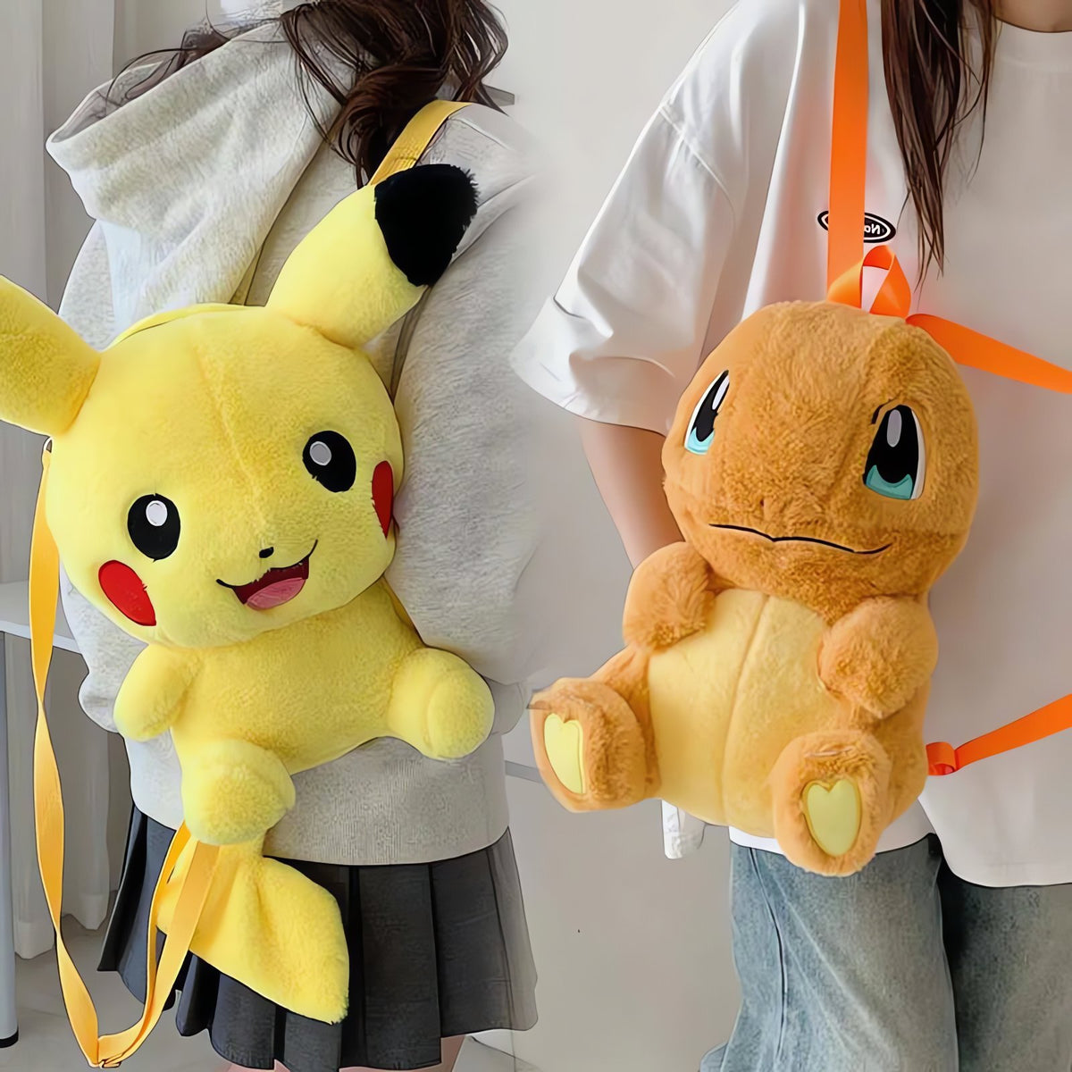 Plush Pokémon backpack bag