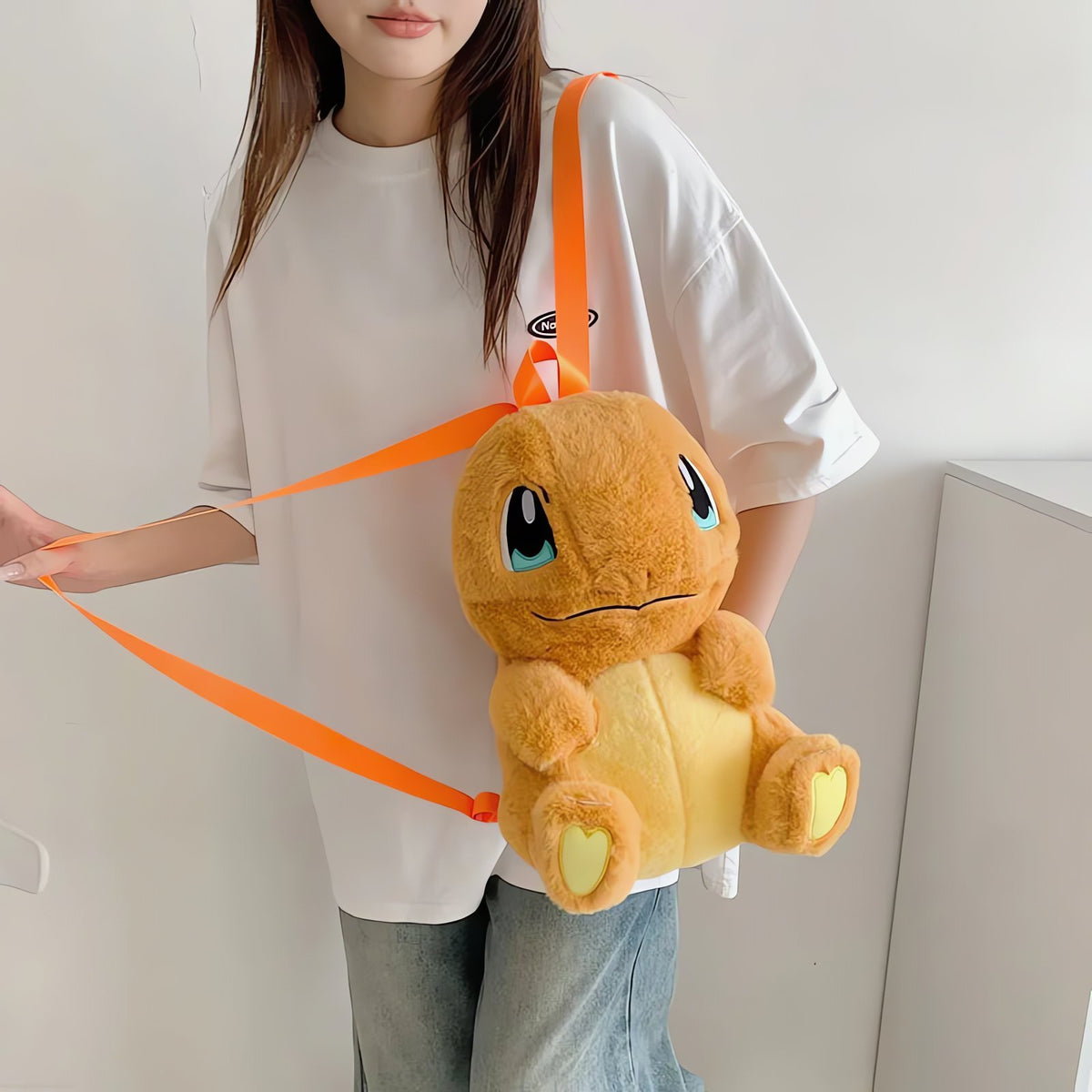 Plush Pokémon backpack bag – Charmander