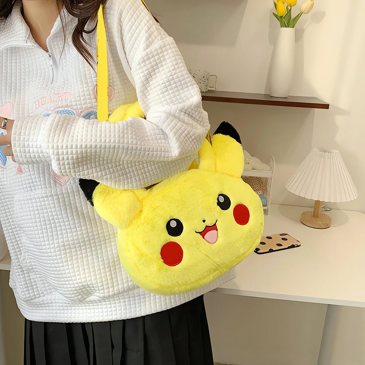 Plush Pokémon backpack bag – Pikachu A
