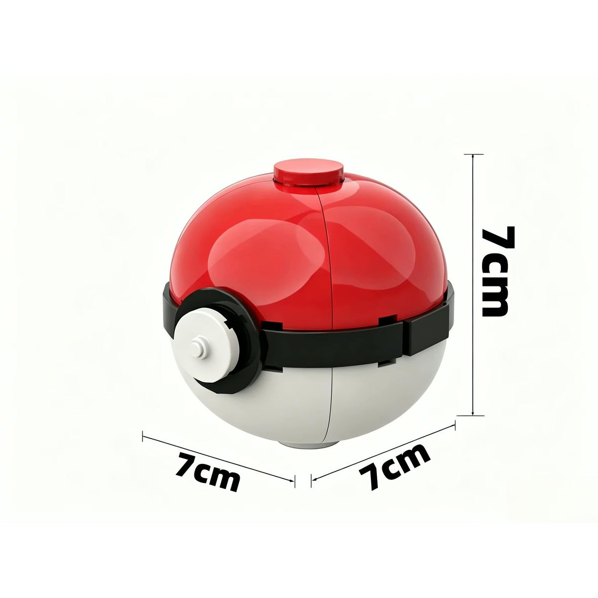 Poké Ball brick model, approx. 7cm – photo 2