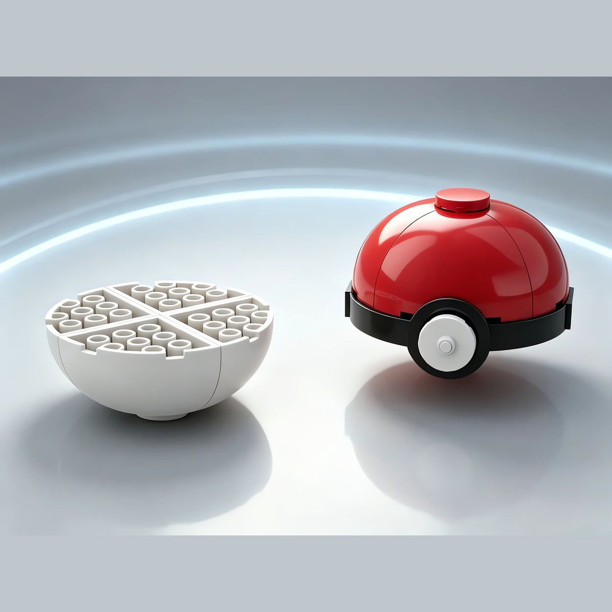 Poké Ball brick model, approx. 7cm – photo 4