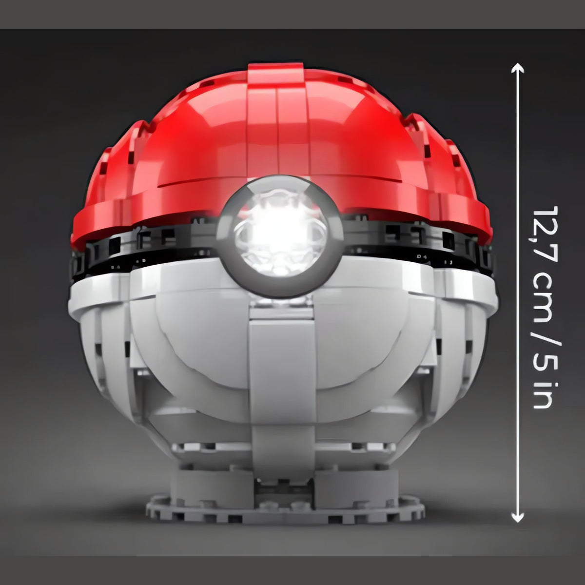 Poké Ball building block set in red, white and black – photo 3