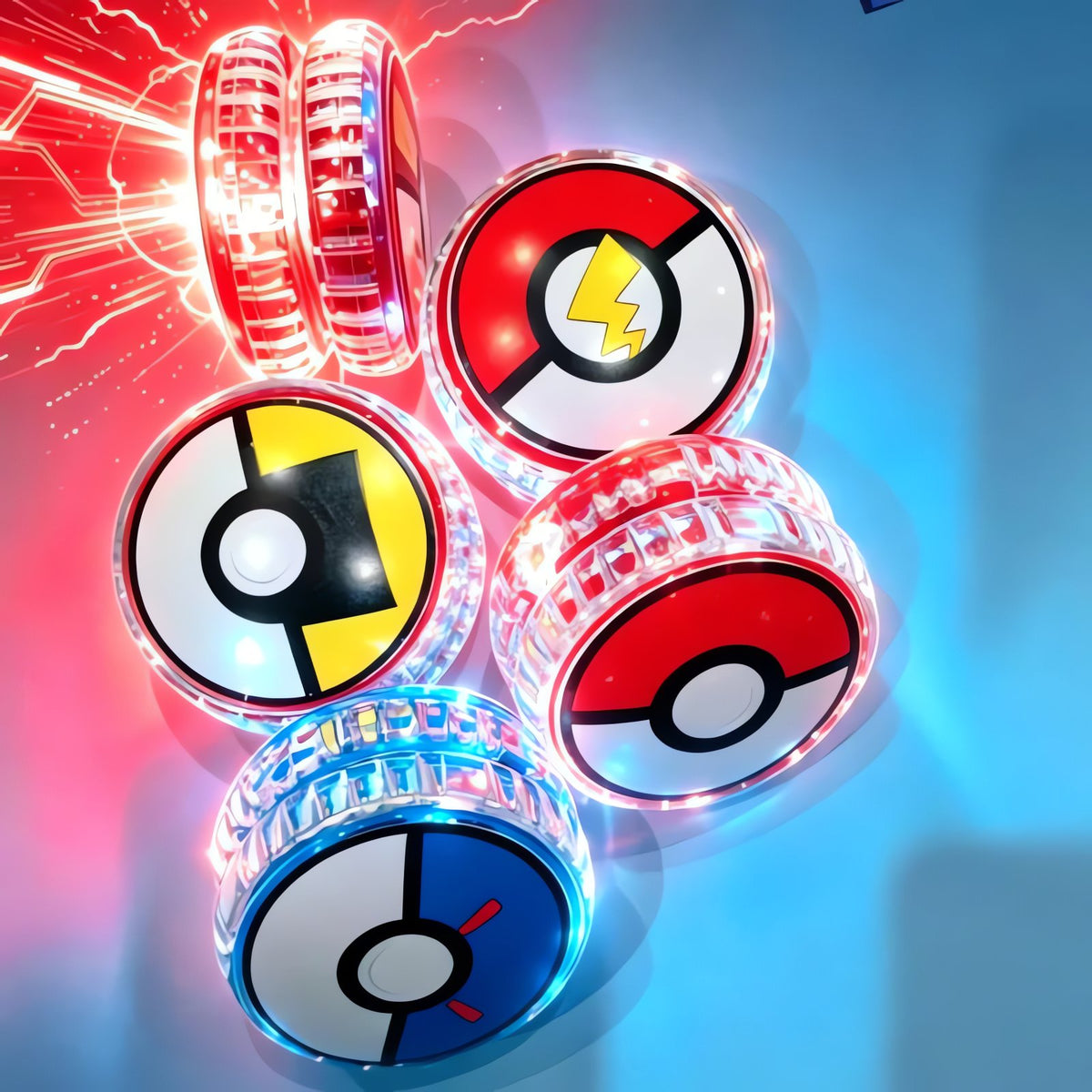Poké Ball LED light-up yo-yo