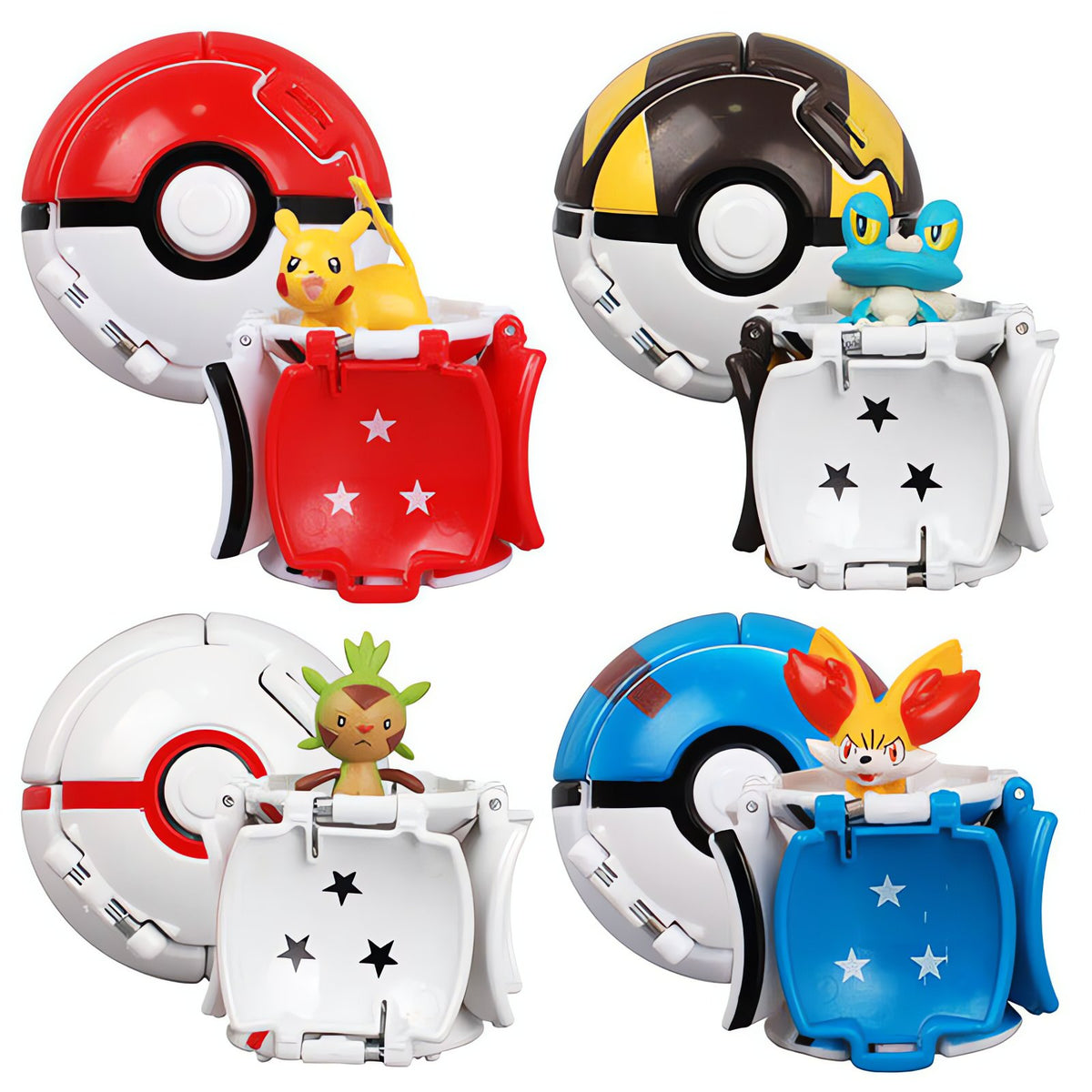 Set of 12 Poké Balls with Pokémon figures – photo 5