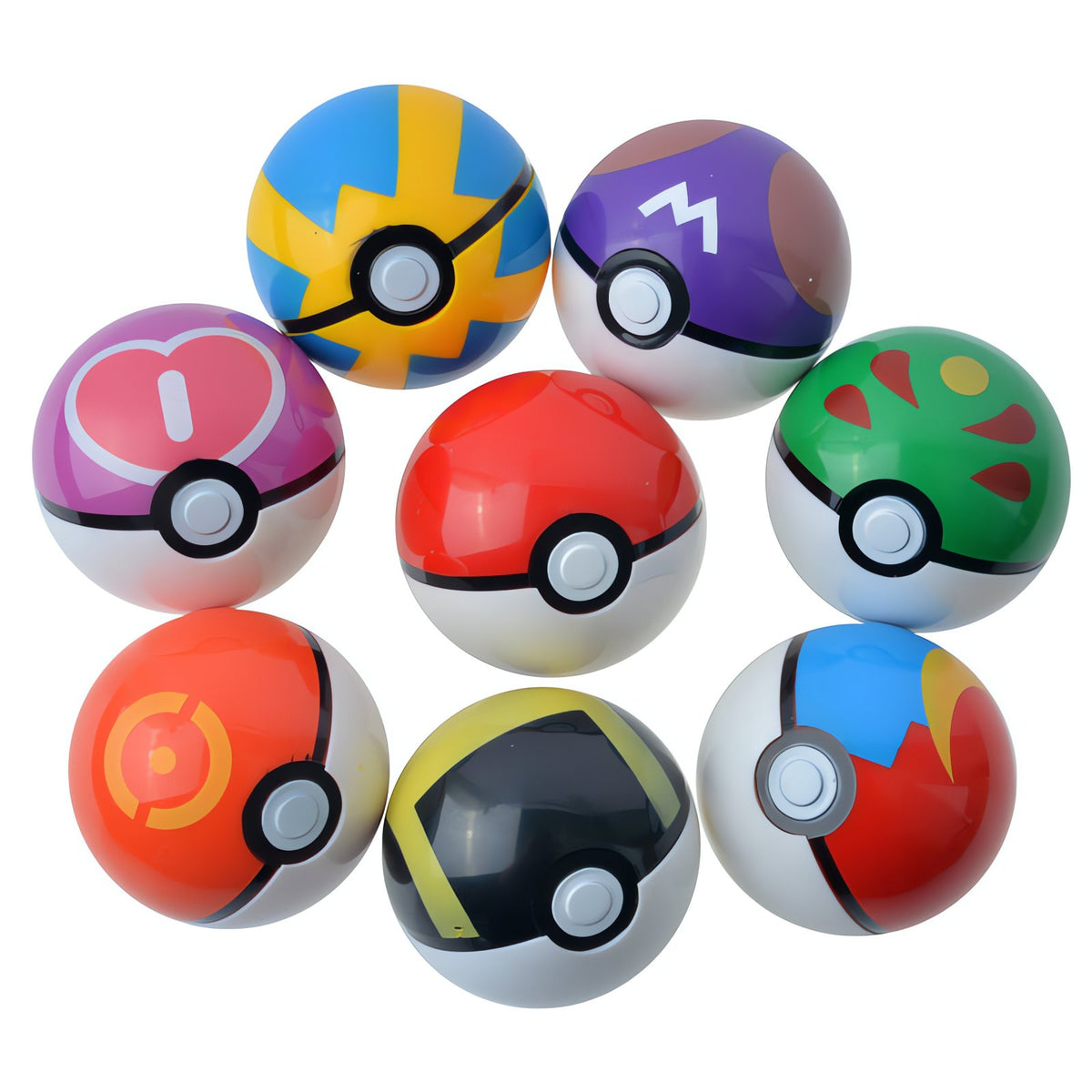Set of Poké Balls with mini Pokémon figures inside – photo 7