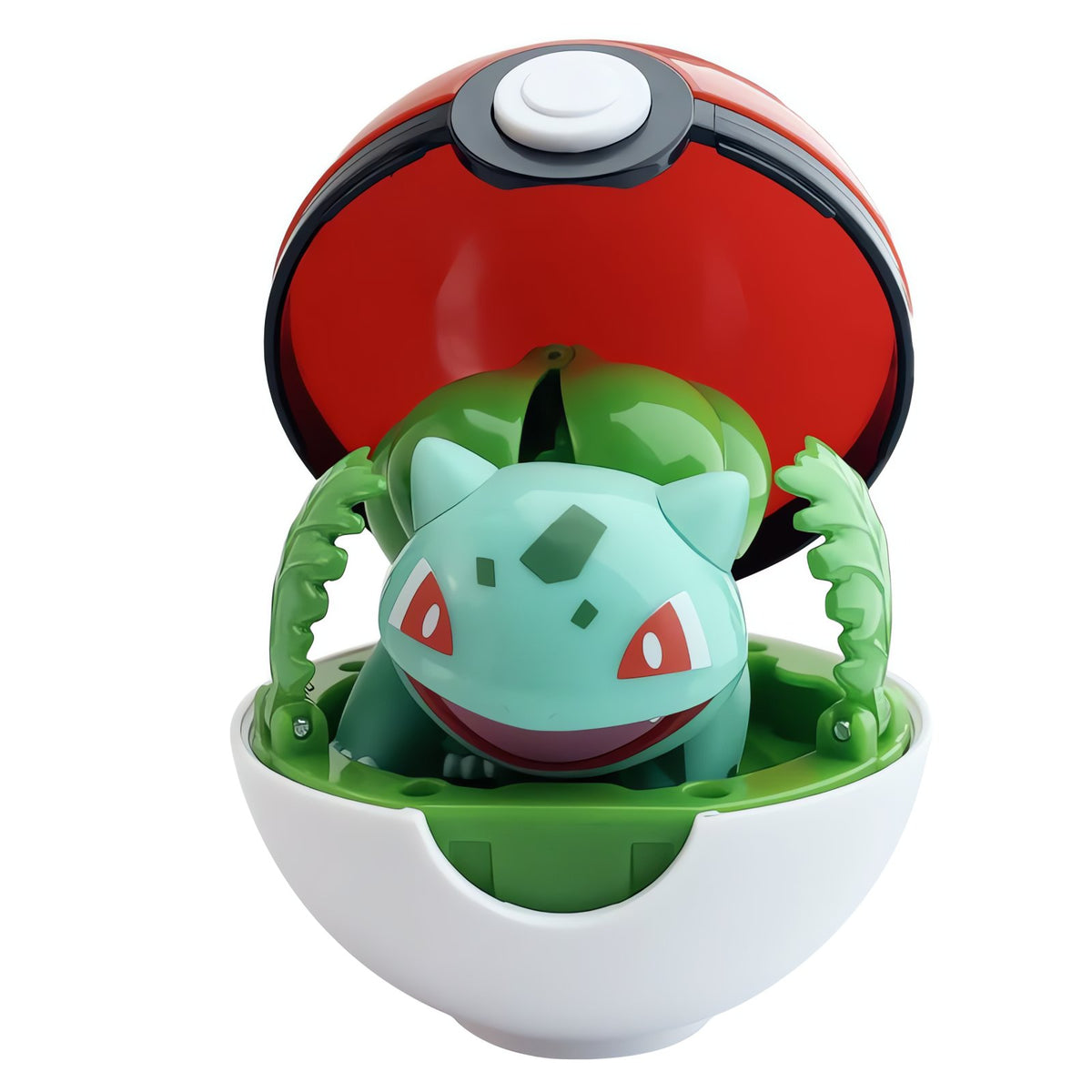 Poké Ball with Pokémon figure inside – Bulbasaur
